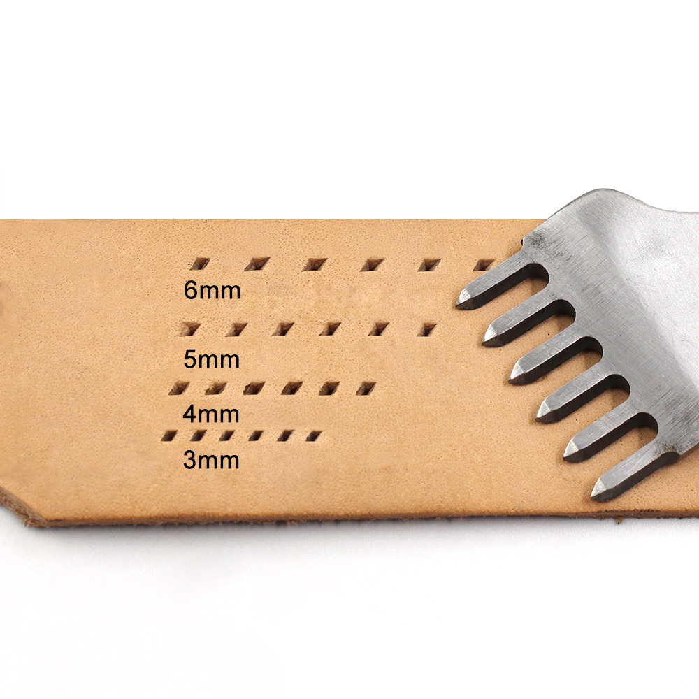 革穴パンチ用の間隔のパンチツール、ステッチ、DIYクラフトツ - Leatherwork Punching Tool のレビューと価格