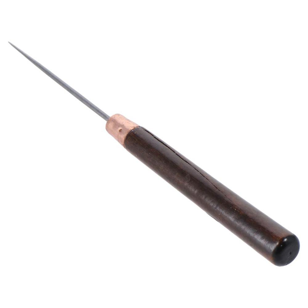 木製ハンドルスクラッチワイルツール、革パンチ穴工芸品、縫製、 - Leatherwork Punching Tool のレビューと価格