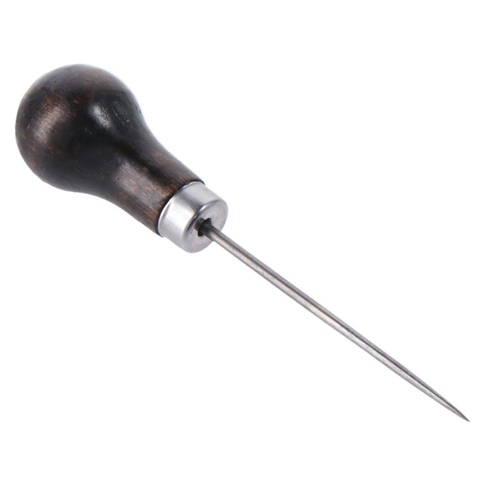 木製ハンドルスクラッチワイルツール、革パンチ穴工芸品、縫製、 - Leatherwork Punching Tool のレビューと価格