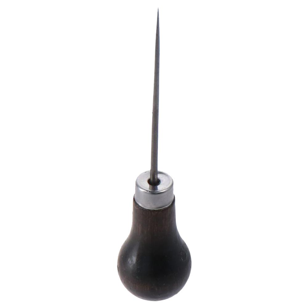 木製ハンドルスクラッチワイルツール、革パンチ穴工芸品、縫製、 - Leatherwork Punching Tool のレビューと価格