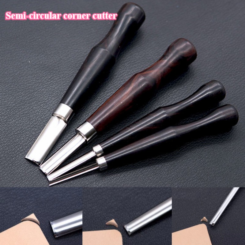 1/4 半円形面取りナイフ R2.5/5/7.5/10 浅い - Round Knife Leatherwork のレビューと価格