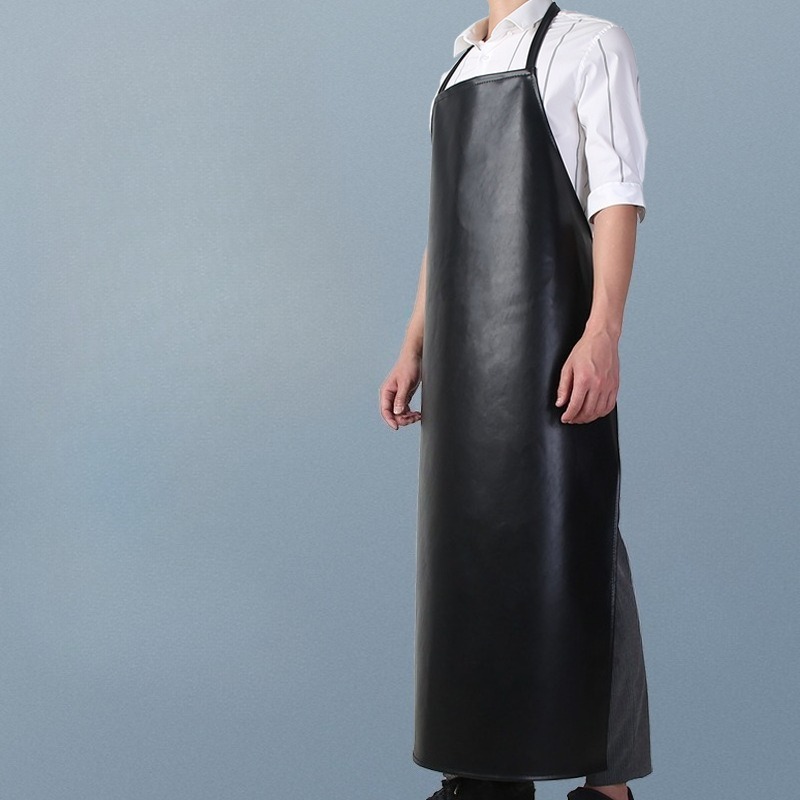 耐摩耗性拡張ウエスト大人用作業防水耐油性黒ソフトレザーエプロ - Leatherwork Apron のレビューと価格