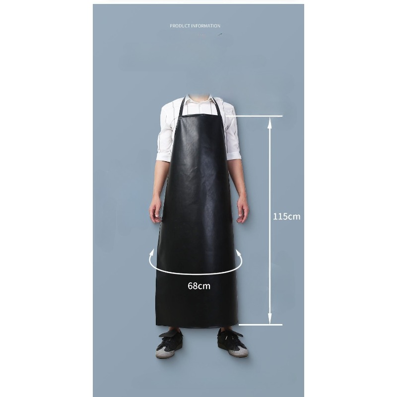 耐摩耗性拡張ウエスト大人用作業防水耐油性黒ソフトレザーエプロ - Leatherwork Apron のレビューと価格