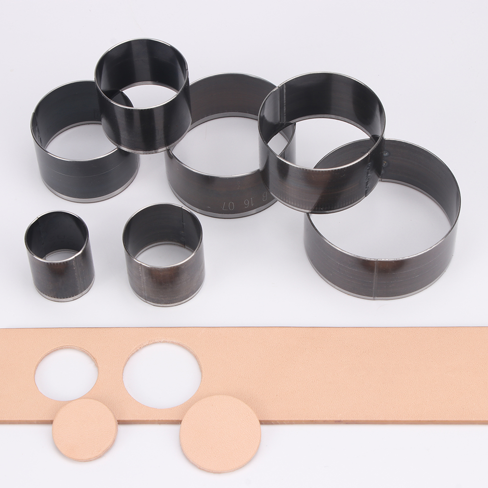 7個/セット レザーラウンドパンチングダイ、DIY手芸用サー - Leatherwork Punching Tool のレビューと価格