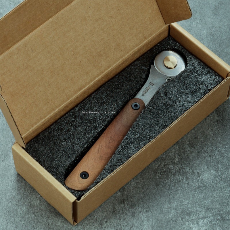 小型金属ローラーナイフ ステンレス鋼丸刃 レザーツール DI - Round Knife Leatherwork のレビューと価格