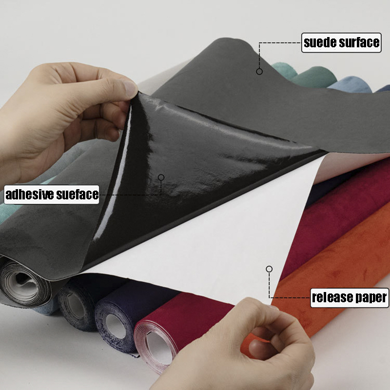 革とスエードの粘着生地,車のインテリアを変更するためのベルベ - Leatherwork Vise のレビューと価格