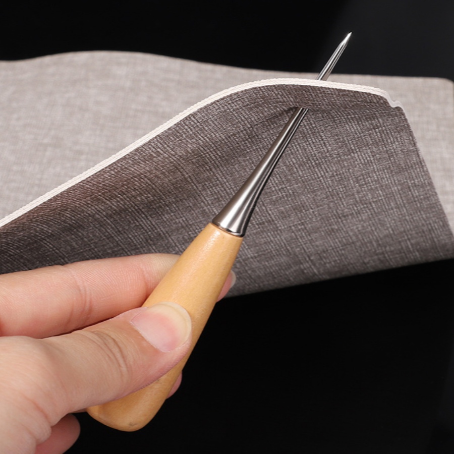 2個入り革手縫い用アウルツール、レザークラフト穴あけ工具、縫 - Leatherwork Punching Tool のレビューと価格