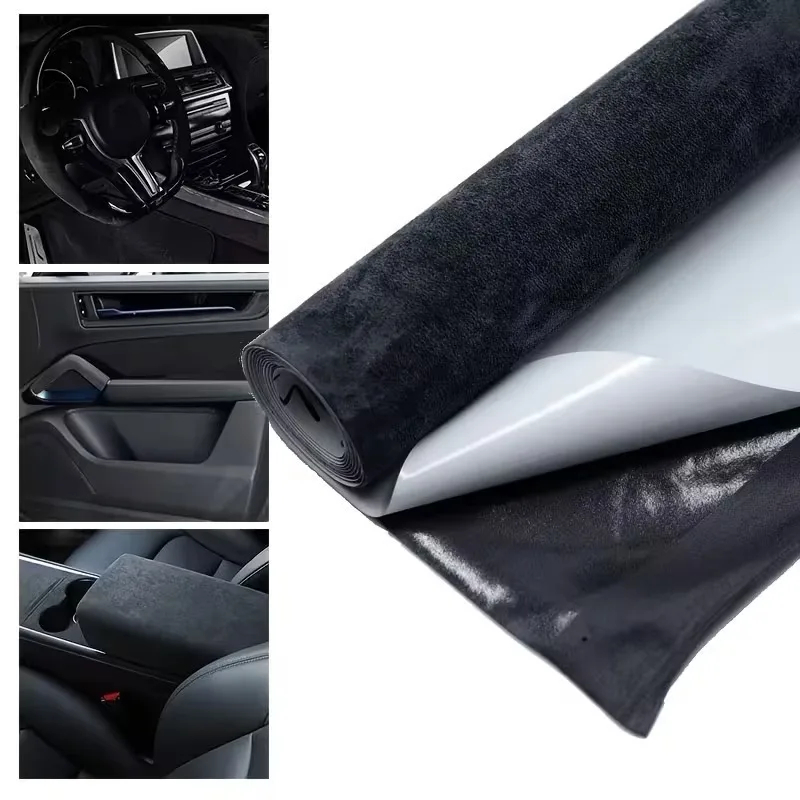 スエード生地ラップステッカー 自己粘着性スエード生地 車内装 - Leatherwork Vise のレビューと価格