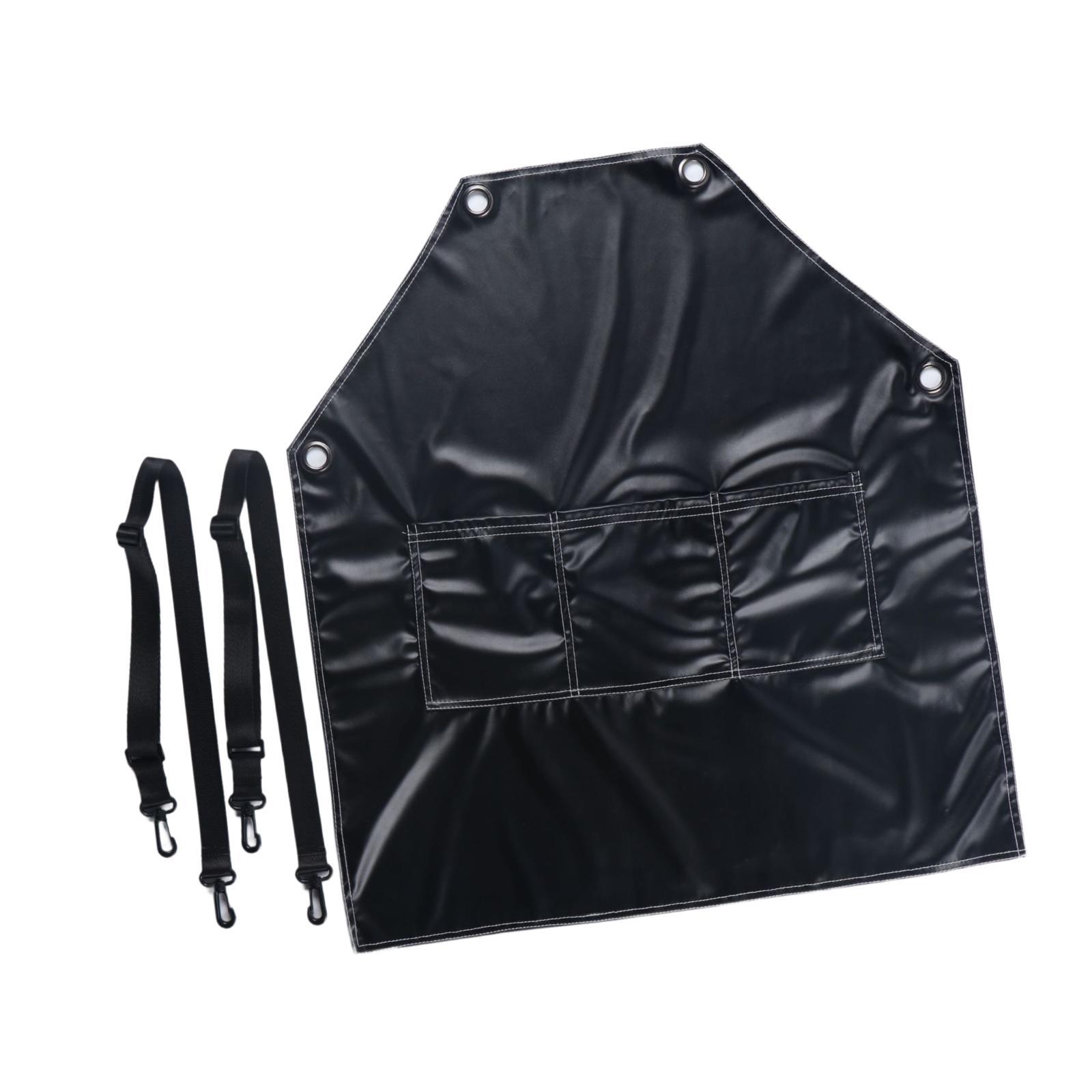 フェイクレザーエプロン ファッショナブルな男女兼用 防水 3 - Leatherwork Apron のレビューと価格